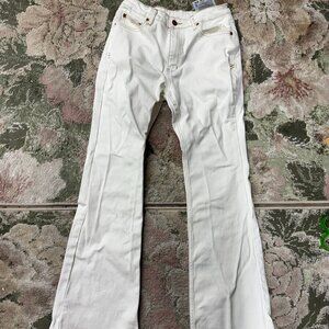 Ksubi Jeans Women 27" Soho Sugar Rush Midrise Bootcut Flared Denim Cream